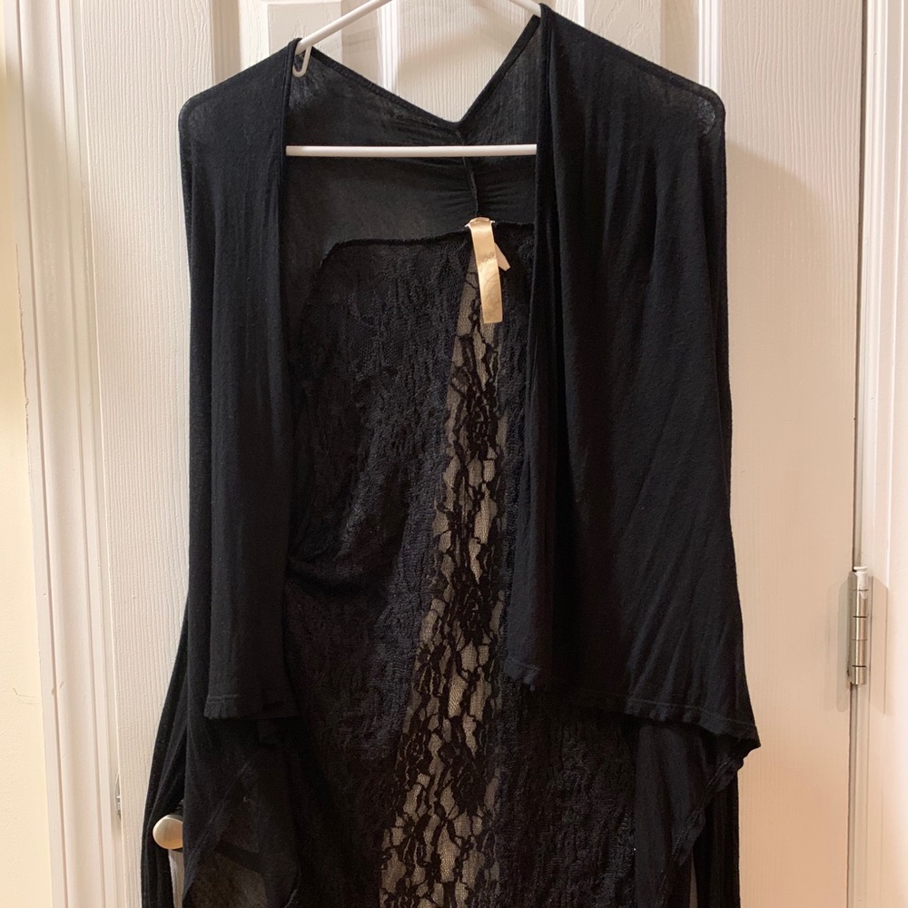 Black Cardigan great throw over under a tank top..